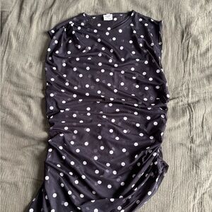 Abercrombie & Fitch Polka Dot Mesh Top
